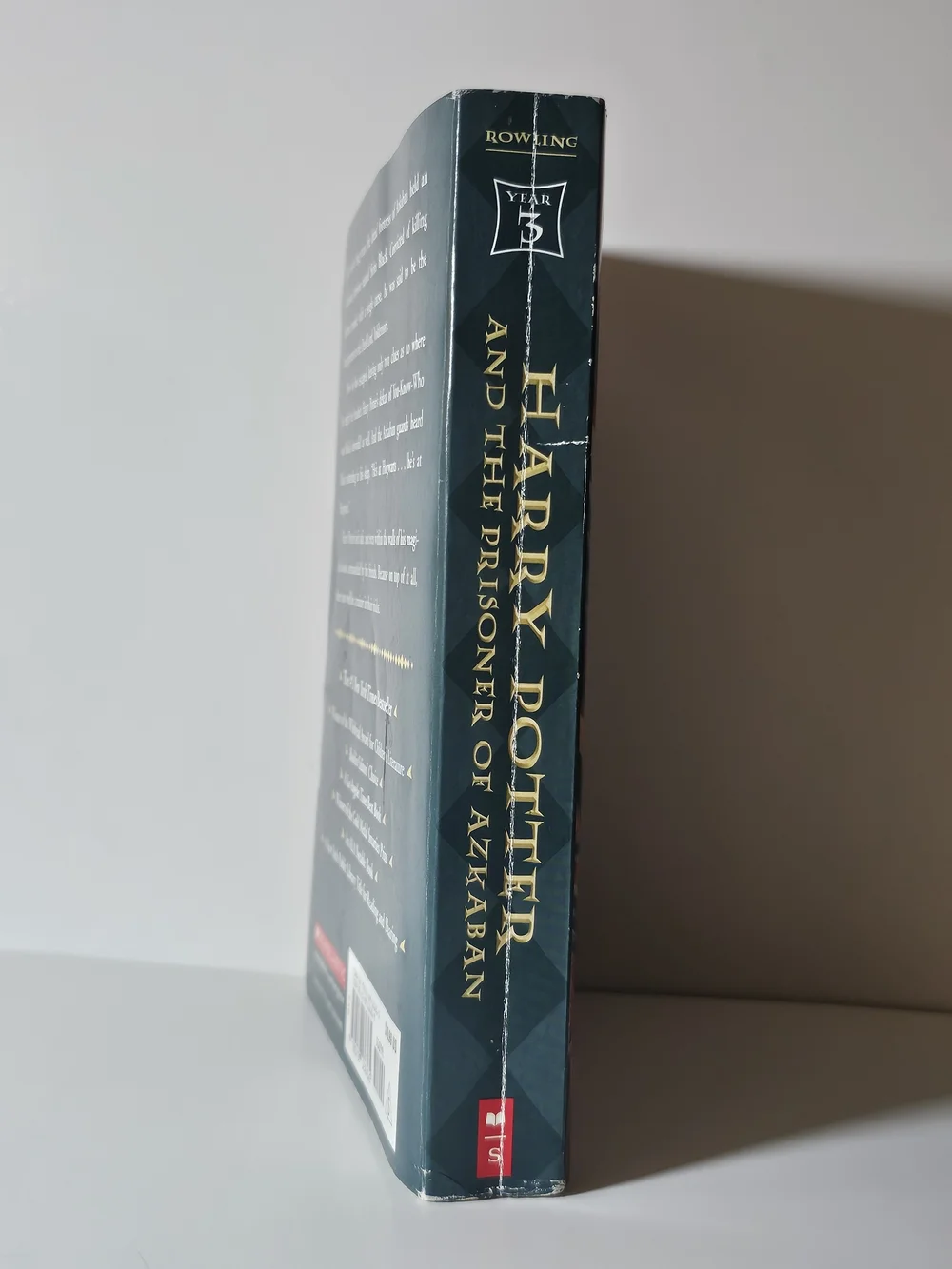 Harry Potter and the Prisoner of Azkaban - Scholastic Paperback, Red/Gold Cover